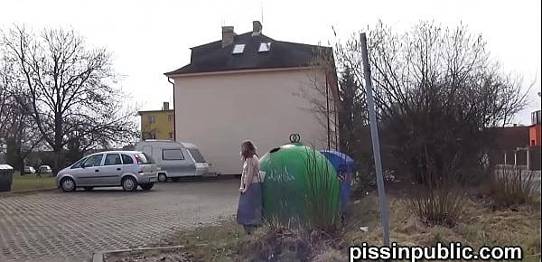  Not an easy task to find a safe spot for pissing in the city